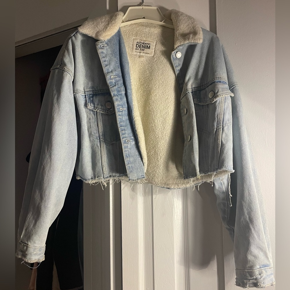 Zara Jean Jacket Size Small